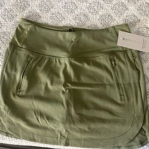 Athlete Fairway Golf Skort 16” Olive green.